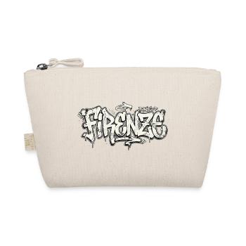 Florence Graffiti Handwriting Day - Organic Pouch - nature - Front