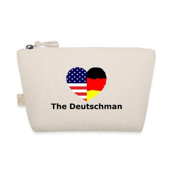 Heart Flag USADeutschland Fusion - Trousse biologique - nature - Devant