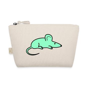 Silhouette de souris menthe - Trousse biologique - nature - Devant