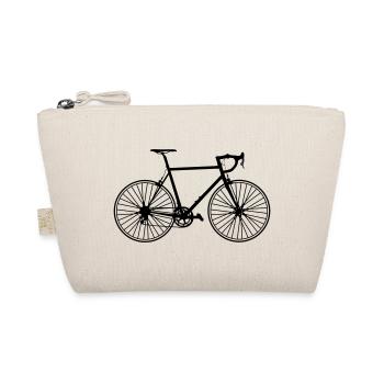 Classic road bike – pure bike love - Organic Pouch - nature - Front