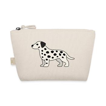 Dalmatian Spot Design - Organic Pouch - nature - Front