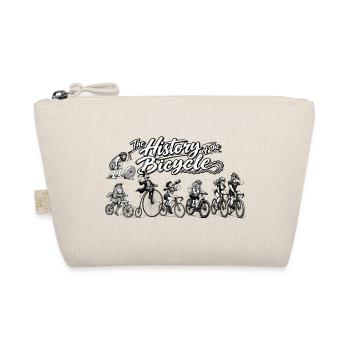 Historie des Fahrrads – Vintage Radreise - Bio-Täschchen - Natur - Vorne