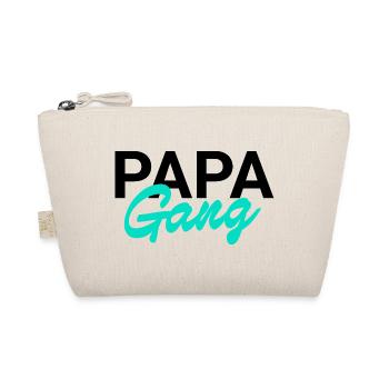 Papa Gang (black) - Bio-Täschchen - Natur - Vorne