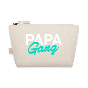 Papa Gang (white) - Bio-Täschchen - Natur - Vorne