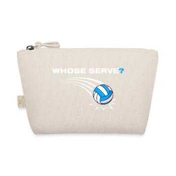 Whose serve? Volleyball Volleyballspieler - Bio-Täschchen - Natur - Vorne