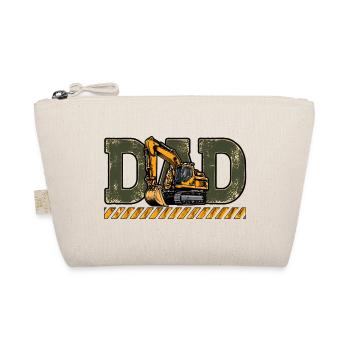 Bagger-Dad-Shirt, Bau-Dad-T-Shirt - Bio-Täschchen - Natur - Vorne
