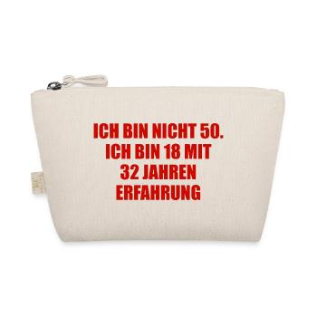 50 mit 32 Jahren Erfahrung - Bio-Täschchen - Natur - Vorne