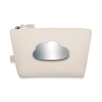 Silberne Wolke Gradient - Bio-Täschchen - Natur - Vorne