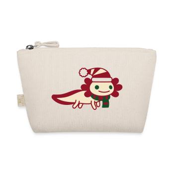 Axolotl Weihnachten Clipart - Bio-Täschchen - Natur - Vorne