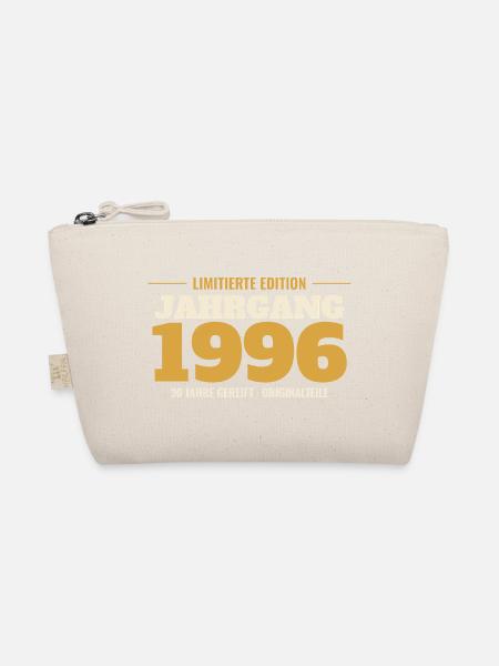 Jahrgang 1996 – 30. Geburtstag Limitierte Edition - Bio-Täschchen - Natur