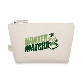 Grüne Winter Matcha Tasse - Bio-Täschchen - Natur - Vorne