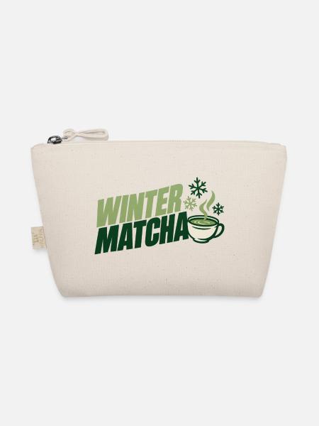 Grüne Winter Matcha Tasse - Bio-Täschchen - Natur
