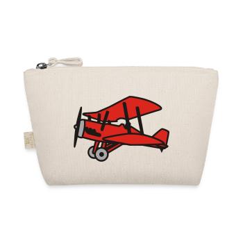 airplane / aircraft - Organic Pouch - nature - Front