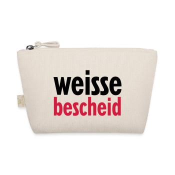 weissebescheid - Bio-Täschchen - Natur - Vorne