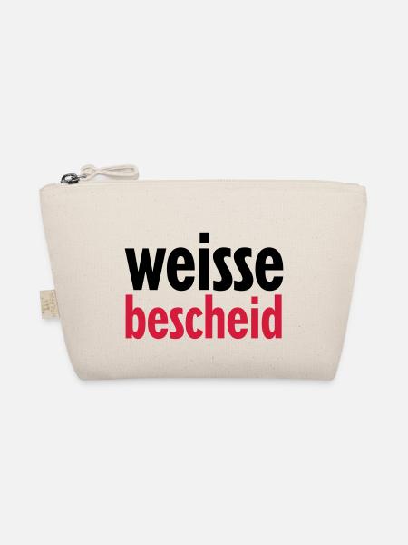 weissebescheid - Bio-Täschchen - Natur