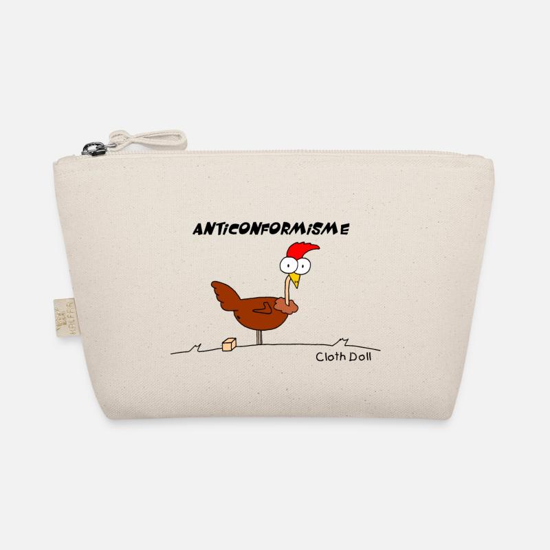 Hen Nonkonformist - Bio-Täschchen - Natur