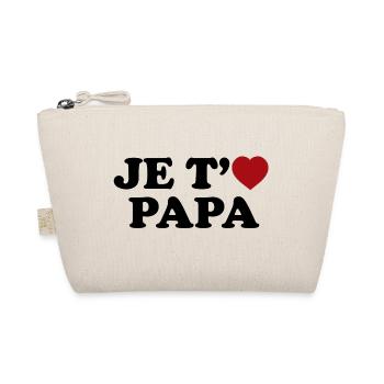 i love you dad - Bio-Täschchen - Natur - Vorne