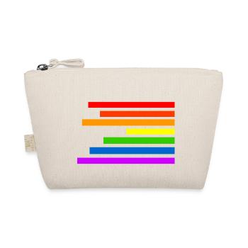 Regenbogen - Bio-Täschchen - Natur - Vorne