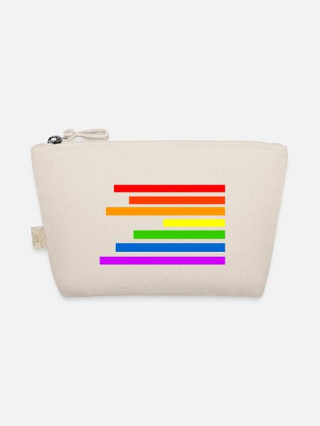 Regenbogen - Bio-Täschchen - Natur