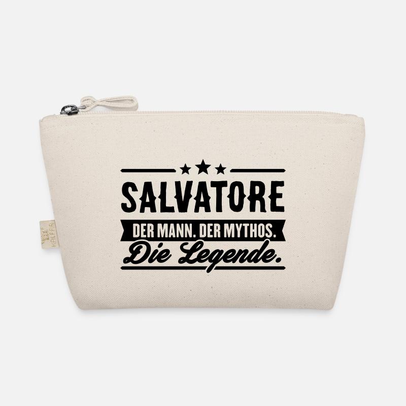 Mann Mythos Legende Salvatore - Bio-Täschchen - Natur