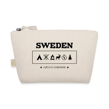 Schweden Outdoor Adventure Symbole - Bio-Täschchen - Natur - Vorne