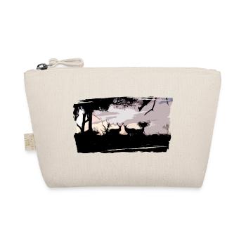 T-shirt cerf & biche personnalisé - Trousse biologique - nature - Devant