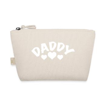 Papa / Papa / Papa / Coeur / j'aime mon père 1c - Trousse biologique - nature - Devant