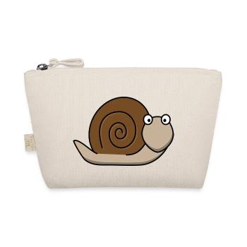 Schnecke - Bio-Täschchen - Natur - Vorne