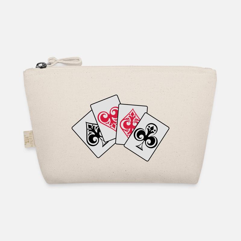 4 aces poker !!! - Bio-Täschchen - Natur