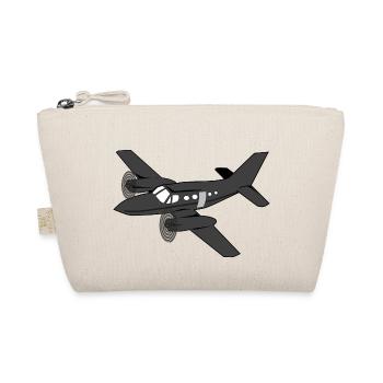 airplane airplane airplane hot air balloon air ba - Organic Pouch - nature - Front