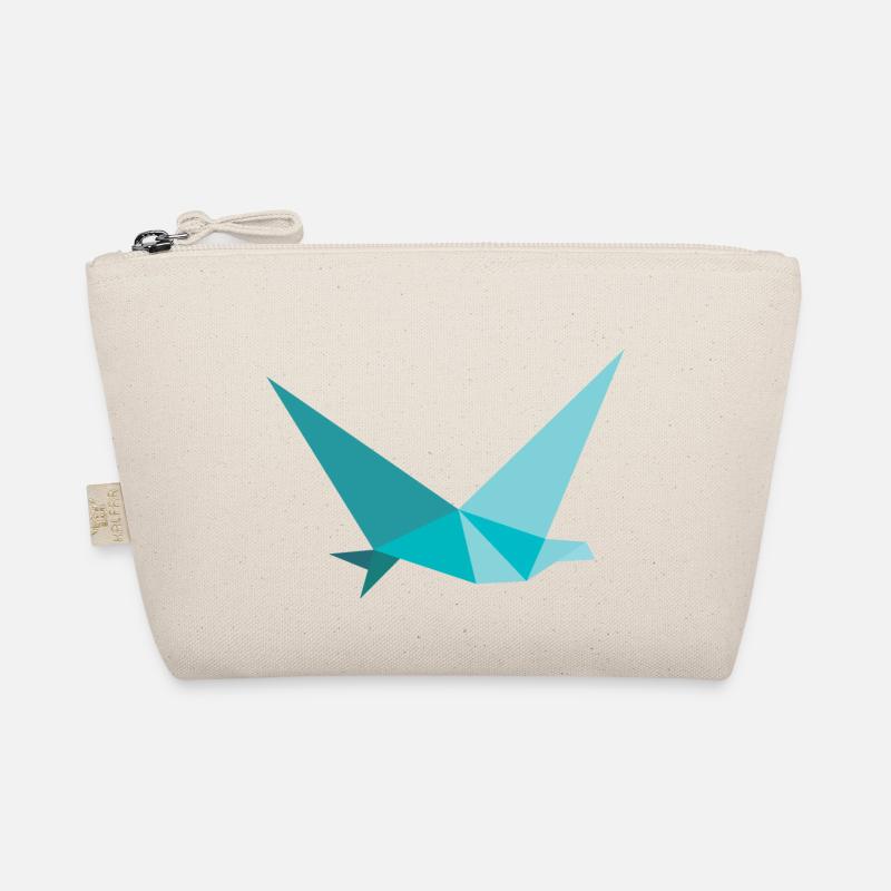 Vogel Schwalbe Origami Polygon Bio-Täschchen