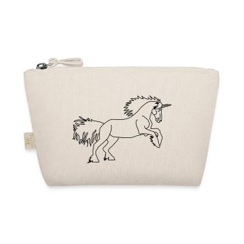 DAS Einhorn - Bio-Täschchen - Natur - Vorne