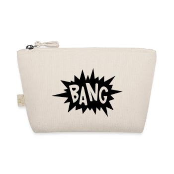 Bang Explosion Funny fun gift - Organic Pouch - nature - Front