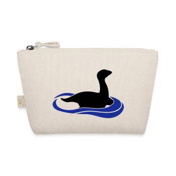 Dinosaur loch ness monster in the water - Organic Pouch - nature - Front