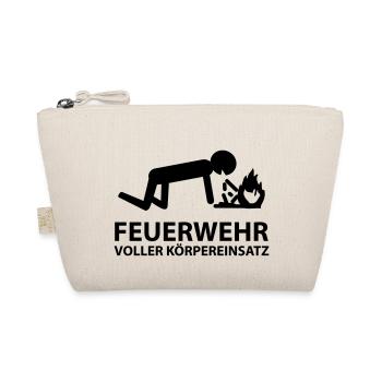 feuerwehr_koerpereinsatz - Organic Pouch - nature - Front