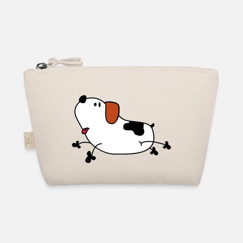 Süßer Comic Hund - Bio-Täschchen - Natur
