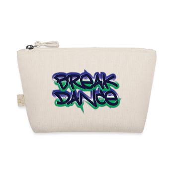 Breakdance Schriftzug - Bio-Täschchen - Natur - Vorne