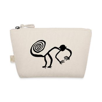 Nazca Monkey - Organic Pouch - nature - Front