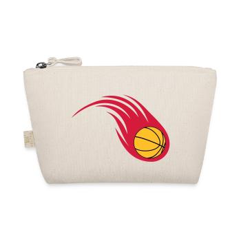 basketball fireball - Organic Pouch - nature - Front