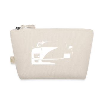 F40 classic car Symbol icon Logo Symbol Autos - Bio-Täschchen - Natur - Vorne