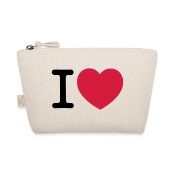 I Love... - Organic Pouch - nature - Front