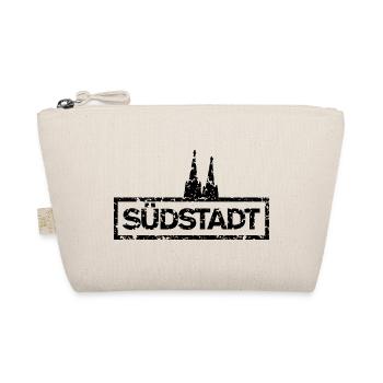 Südstadt mit Dom (Vintage Schwarz) - Bio-Täschchen - Natur - Vorne