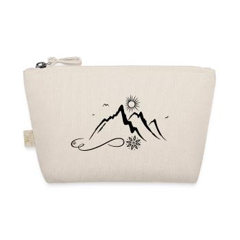 Mountain, hiking, mountaineering, hiking - Organic Pouch - nature - Front
