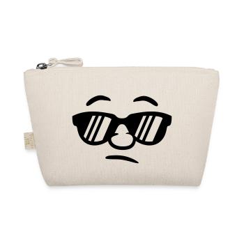 Lunettes de soleil cool guy visage souriant - Trousse biologique - nature - Devant