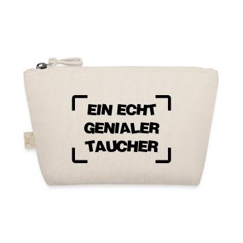 Taucher / Taucherin / Schwimmer / Schwimmen - Bio-Täschchen - Natur - Vorne