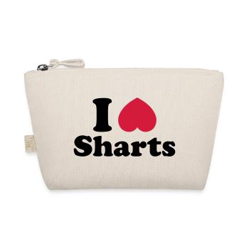 I Heart Sharts - Organic Pouch - nature - Front