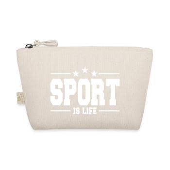 sport is life 1 - Organic Pouch - nature - Front