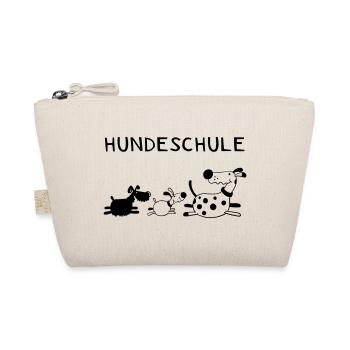 Lustige Hundeschule - Hund - Hunde - Comic - Bio-Täschchen - Natur - Vorne