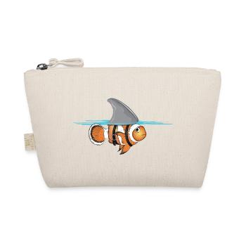 Clownfish with shark fin costume - Organic Pouch - nature - Front