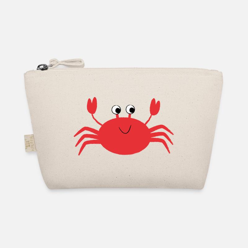 Krabbe Rot Bio-Täschchen